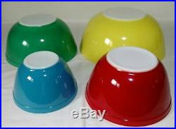 Pyrex Primary Color Mixing Bowl Set MINT IN BOX NOS Rare HTF 401 402 403 404