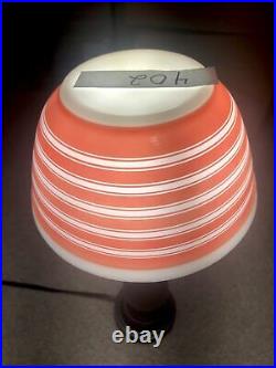 Pyrex Rainbow Pink Stripe 3pc Mixing bowl Set, Very Rare 401, 402 & 403