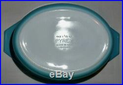 Pyrex Turquoise 1.5Qt Casserole ULTRA RARE NEW IN BOX Aqua Cinderella Bowl