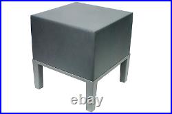 Quinze & Milan Monstro Project Mid-Century Modern Gray Ottoman Pouf Very Rare Quinze & Milan Monstro Project Mid-Century Modern Gray Ottoman Pouf Very Rare