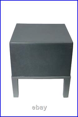 Quinze & Milan Monstro Project Mid-Century Modern Gray Ottoman Pouf Very Rare Quinze & Milan Monstro Project Mid-Century Modern Gray Ottoman Pouf Very Rare