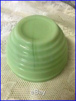RAREJeanette Jadeite glass Vintage dripping jar Canister with lid GREEN JADITE