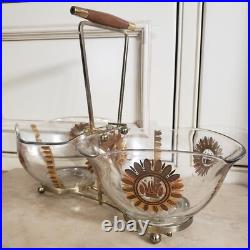 RAREMID CENTURY MODERNMCMGeorges BriardREGALIACANDY NUT DISHES &CADY HOLDER