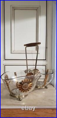 RAREMID CENTURY MODERNMCMGeorges BriardREGALIACANDY NUT DISHES &CADY HOLDER