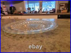 RARE 12 Glass Platter Mid Century Modern MCM Classic Line Design Signed HIGGINS