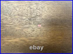 RARE 1960's MCM Fish Platter Teak Pewter Serving Board Japan 26.5 MINT withBOX