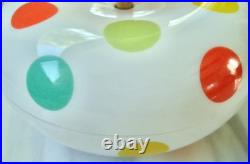 RARE 1960's Vintage POLKA DOT Mid-Century Modern ARABIA FINLAND MUSIC BOX MCM