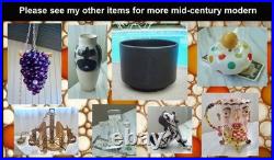 RARE 1960's Vintage POLKA DOT Mid-Century Modern ARABIA FINLAND MUSIC BOX MCM