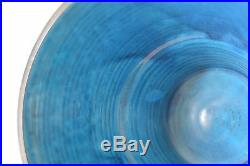 RARE 29,5 cm Kahler HAK Denmark HUGE Bowl Turquoise Nils Danish pottery Denmark