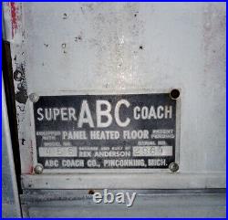 RARE 40ft. 1955 ABC SUPERCOACH TRAILER TINY HOME SPARTAN MID CENTURY MODERN