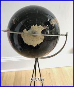 RARE 50s Replogle Mid Century Modern 10 Starlight Floor Globe Paul McCobb Era