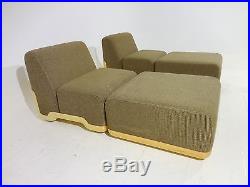 RARE 5pc Harvey Probber Reconfigurable Modular Sectional Sofa Mid Century Modern