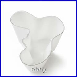 RARE Alvar Aalto 3030 Savoy Vase Large 20cm Opaline White Signed Finland