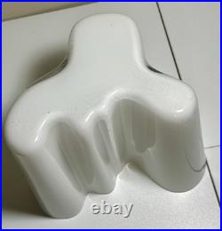 RARE Alvar Aalto 3030 Savoy Vase Large 20cm Opaline White Signed Finland