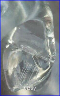 RARE Blenko Glass Kitty Cat #559 Vase by Wayne Husted Vintage 1955 MCM HTF EC