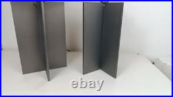 RARE COLLECTIBLE mid century modern croisillion JM FRANK DESIGN Lamps pair