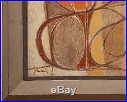 RARE California Modernist JOHN HALEY Berkeley School Oil Painting MUSEUM QUALITY