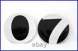 RARE Complete GEORG JENSEN Numbers Collection Mid Century Mod OP Art Plate Set