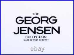 RARE Complete GEORG JENSEN Numbers Collection Mid Century Mod OP Art Plate Set