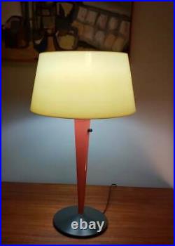 RARE Coral Vintage Mid Century Modern Lightolier Desk Lamp Gerald Thurston MCM