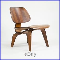 RARE Eames Evans Herman Miller 1947 LCW Lounge Chair Wood Walnut