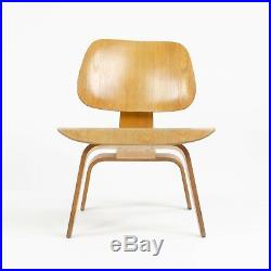 RARE Eames Herman Miller 1951 LCW Lounge Chair Wood Evans Calico Ash