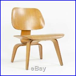 RARE Eames Herman Miller 1951 LCW Lounge Chair Wood Evans Calico Ash