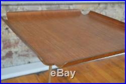 RARE Early George Nelson for Herman Miller Mid Century Modern Walnut Tray Table