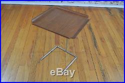 RARE Early George Nelson for Herman Miller Mid Century Modern Walnut Tray Table