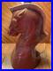 RARE_Find_Horsehead_Brown_Table_lamp_1950_s_Great_Condition_NO_SHADE_01_de