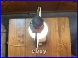 RARE Find Horsehead Brown Table lamp 1950's / Great Condition / NO SHADE
