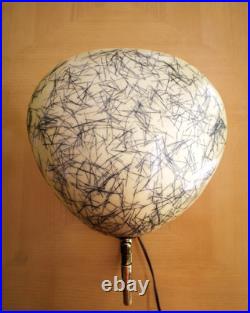 RARE GRETA GROSSMAN FIBERGLASS COBRA LAMP 50s MID CENTURY MODERN ATOMIC