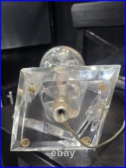 RARE HIVO VAN TEAL LUCITE TABLE Lamp Pair MID CENTRURY MODERN 70's MCM POST MOD RARE HIVO VAN TEAL LUCITE TABLE Lamp Pair MID CENTRURY MODERN 70's MCM POST MOD