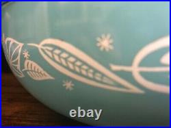 RARE HTF Pyrex 024 BLOWING LEAVES Casserole MAGNIFICENT