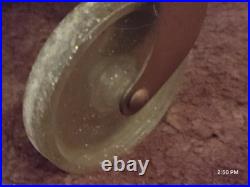 RARE HTF Turquoise Atomic COSCO Mid Century Modern 3 Tier Metal Serving Cart