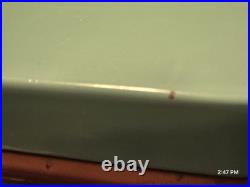 RARE HTF Turquoise Atomic COSCO Mid Century Modern 3 Tier Metal Serving Cart