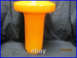 RARE Holmegaard Carnaby Per Lutken Orange Glass Vase Danish Mid Century Modern RARE Holmegaard Carnaby Per Lutken Orange Glass Vase Danish Mid Century Modern