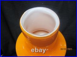 RARE Holmegaard Carnaby Per Lutken Orange Glass Vase Danish Mid Century Modern