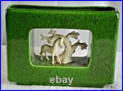 RARE! Howard Pierce Pottery Horse Planter MidCentury Modern Claremont California