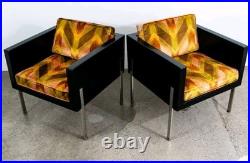 RARE Iconic 60s Mid-Century Modern Chairs Harvey Probber #248 Architectural Cube