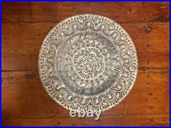 RARE John Stenvall Mid Century Modern 14 Hand Hammered Aluminum Tray Modernist
