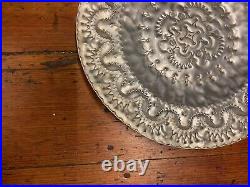 RARE John Stenvall Mid Century Modern 14 Hand Hammered Aluminum Tray Modernist
