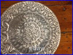 RARE John Stenvall Mid Century Modern 14 Hand Hammered Aluminum Tray Modernist