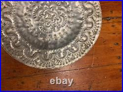 RARE John Stenvall Mid Century Modern 14 Hand Hammered Aluminum Tray Modernist