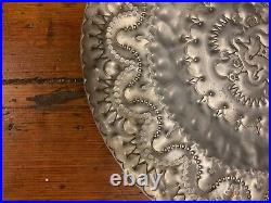 RARE John Stenvall Mid Century Modern 14 Hand Hammered Aluminum Tray Modernist