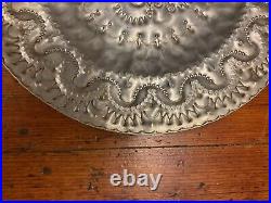 RARE John Stenvall Mid Century Modern 14 Hand Hammered Aluminum Tray Modernist