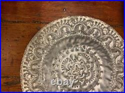RARE John Stenvall Mid Century Modern 14 Hand Hammered Aluminum Tray Modernist
