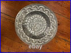 RARE John Stenvall Mid Century Modern 14 Hand Hammered Aluminum Tray Modernist