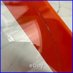 RARE L&R Enterprises VTG MCM Orange Retro Acrylic Bathroom Accessory 1960s 70s