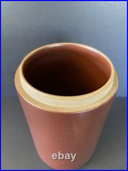 RARE Large L. HJORTH Denmark Terracotta Lidded Jar 1 1/2 DANISH MODERN
